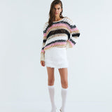 Eloise Jumper - Pink Multi