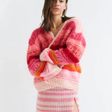Edda Cardigan - Super Pink