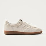 TB.490 Crochet Leather Trainers - Cream