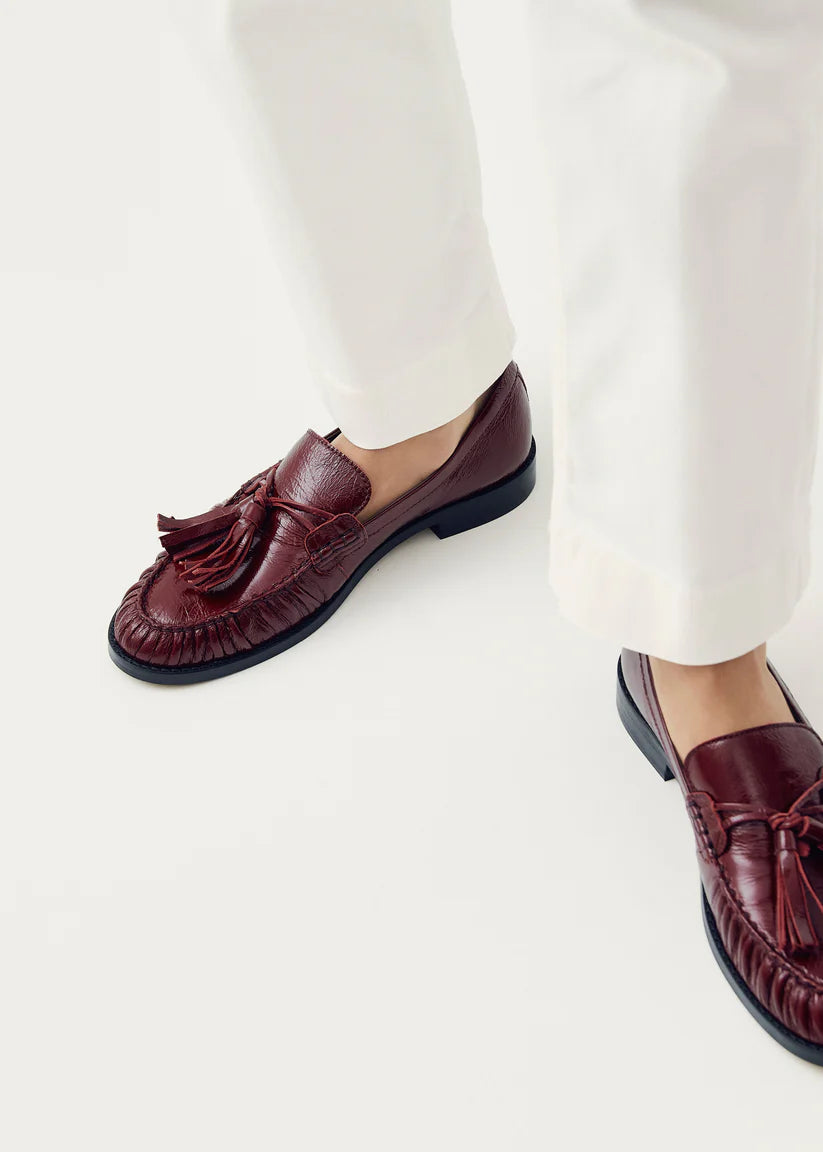 Marietta Onix Loafers - Burgundy