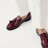Marietta Onix Loafers - Burgundy
