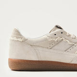 TB.490 Crochet Leather Trainers - Cream