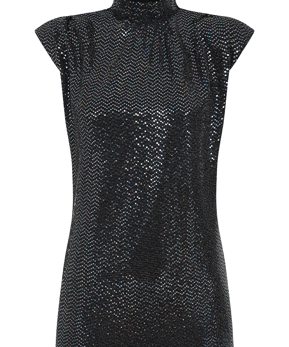 Isabelle Top - Gunmetal Sparkle