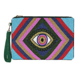 LBL Sequin Clutch Bag - Evil Eye