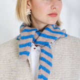 Elizabeth Triangle Scarf - Hassar Blue