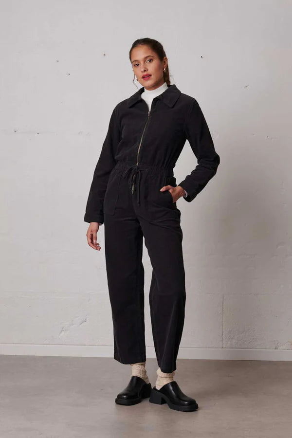 Labdip  Eloise Soft Cord Jumpsuit - Carbon