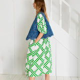 Estelle Gilet - Mid Wash Denim