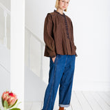 Etienne Shirt - Midnight/Tan