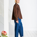 Etienne Shirt - Midnight/Tan