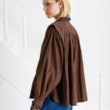 Etienne Shirt - Midnight/Tan