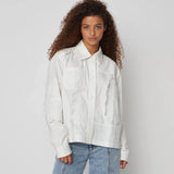 Elements Embroidered Cotton Shirt - White