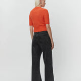Elijah Denim Stripes Jeans - Black