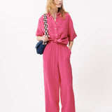 Aymie Trousers - Fuchsia