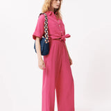 Aymie Trousers - Fuchsia