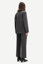 Load image into Gallery viewer, Samsoe Samsoe Haven Blazer - Dark Grey Mel.
