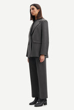 Load image into Gallery viewer, Samsoe Samsoe Haven Blazer - Dark Grey Mel.
