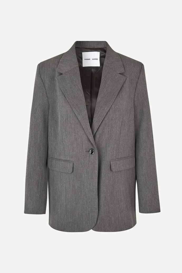 Samsoe Samsoe Haven Blazer - Dark Grey Mel.
