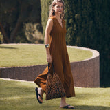 Lara44 Dress - Mustard