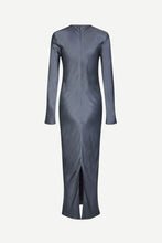 Load image into Gallery viewer, Samsoe Samsoe Alina Long Dress - Iron Gate
