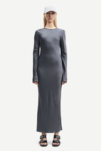 Load image into Gallery viewer, Samsoe Samsoe Alina Long Dress - Iron Gate
