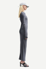 Load image into Gallery viewer, Samsoe Samsoe Alina Long Dress - Iron Gate
