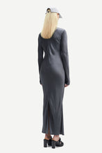Load image into Gallery viewer, Samsoe Samsoe Alina Long Dress - Iron Gate
