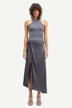 Load image into Gallery viewer, Samsoe Samsoe Viktoria Bias Skirt - Iron Gate
