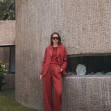 Mar44 Blazer - Dark Red