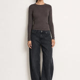 LR-Josephine 1 T-shirt - Dark Brown