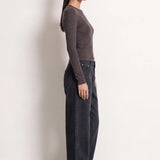 LR-Josephine 1 T-shirt - Dark Brown