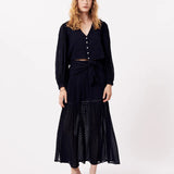 Nydia Blouse - Navy