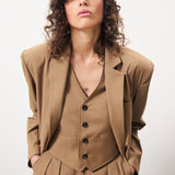 Alix Waistcoat - Camel