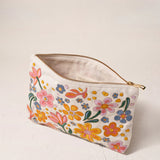 Flower Power  Everyday Pouch - Cream