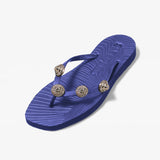 Tapered Pearl Luminous Flip Flop - Blue
