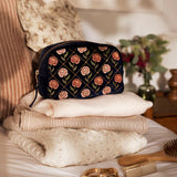 Rose Makeup Bag - Navy