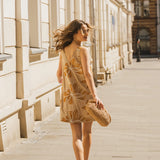 Grace & Maude Valerie Dress - Beige/Brown