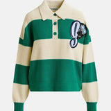 Hamam Polo Jumper - Green/Beige