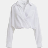 Hare2 Wrap Shirt - White
