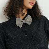 Harmonize Rhinestone Shirt - Black