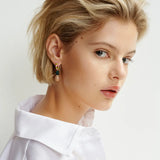 Helga Earrings - Pink/Gold