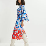 Hermione Dress - Combo Blue