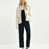 Hoops Cardigan - White