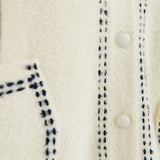 Hoops Cardigan - White