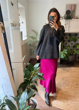 Load image into Gallery viewer, Alexandre Laurent Satin Midi Skirt - C207
