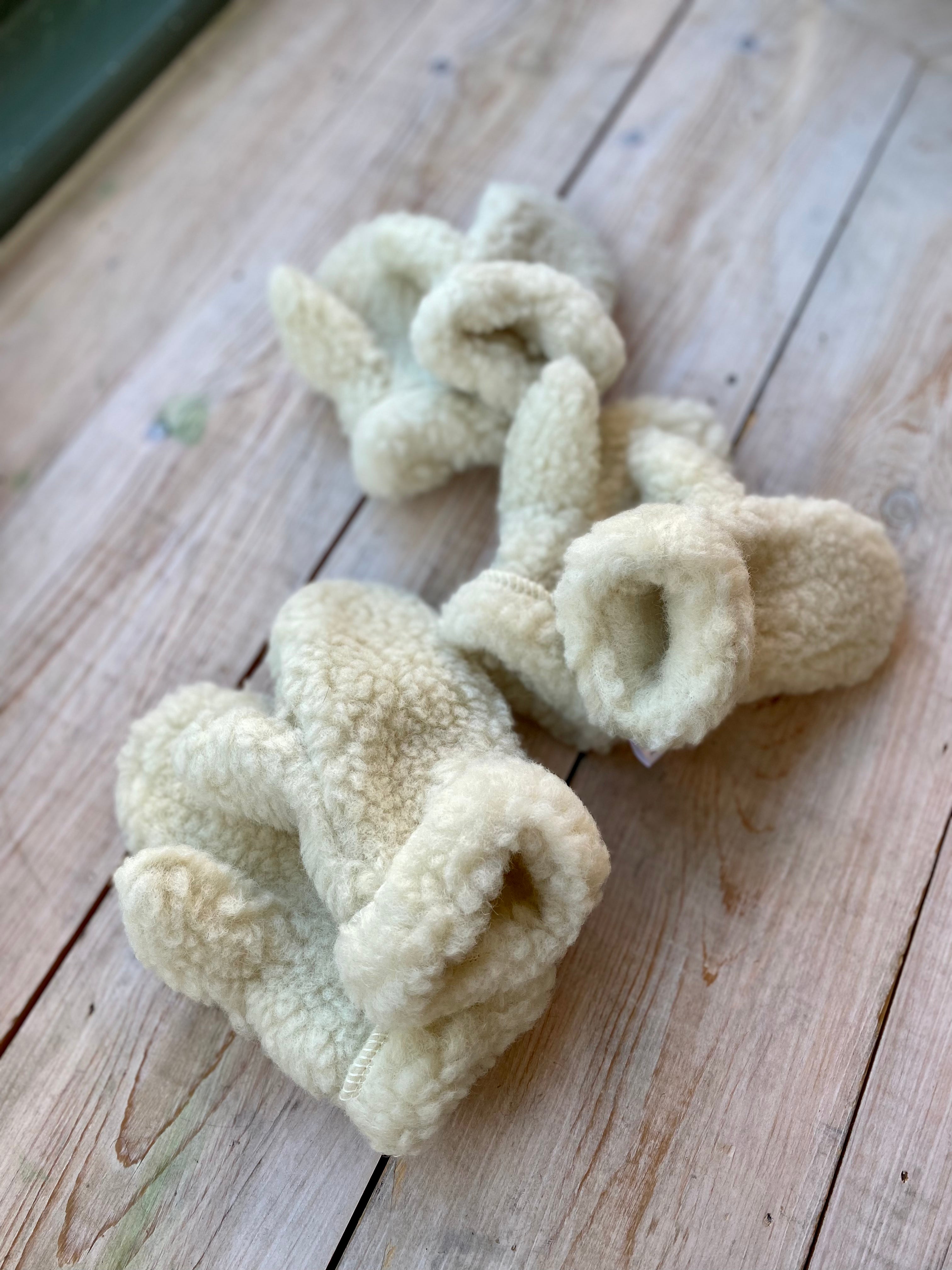 Junior Simple Mittens - Natural
