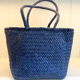 Grace Basket Small Bag - Navy