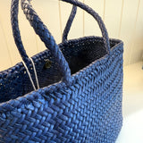 Grace Basket Small Bag - Navy