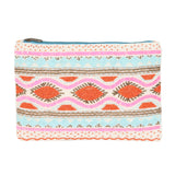 LBL Sequin Clutch Bag - Neon Pink