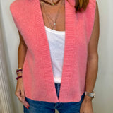 Besco S/L Cardigan - Coral