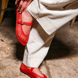 Isabella Mary Jane Shoes - Red